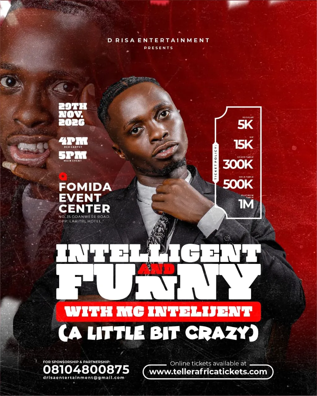 INTELLIGENT AND FUNNY WITH MC INTELIJENT (A LITTLE BIT CRAZY)